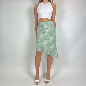 Vintage Y2K New York & Company Asymmetrical Skirt Size 12